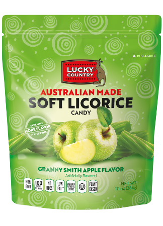 Lucky Country Licorice – Granny Smith Apple Flavor